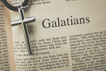 Galatians and a cross necklace 