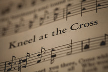 Kneel at the Cross sheet music 