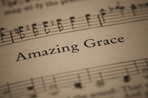 Amazing Grace sheet music 