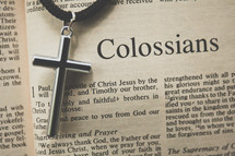 Colossians and a cross necklace 