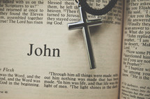 John and cross necklace 