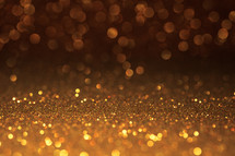 gold sparkling bokeh light 