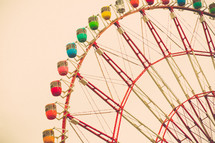 a colorful ferris wheel 