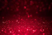 red bokeh sparkling light background 