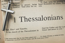1 Thessalonians and a cross necklace 
