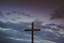 cross in the clouds 