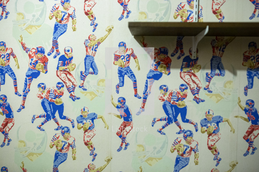 Old football wallpaper — Photo — Lightstock
