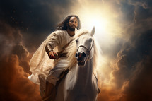 Jesus Returning on a White Horse