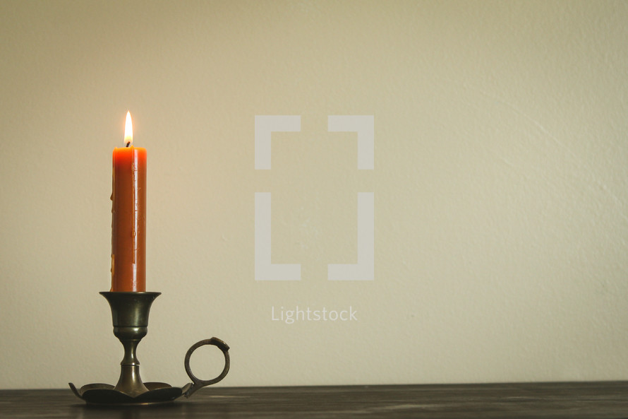 burning candlestick 