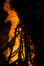 a campfire 