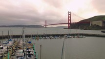 marina in Golden Gate Bridge 