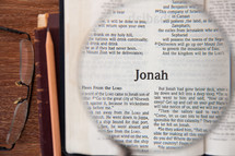 magnifying glass over Jonah