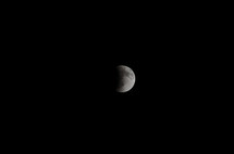 Lunar eclipse.
