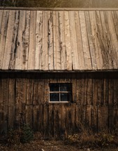 old cabin window