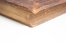 spine of an old book 