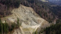 Aerial of a quarry
