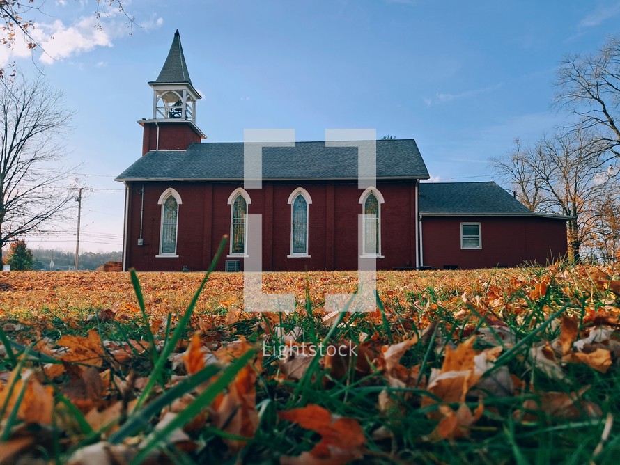 Country church in Autumn