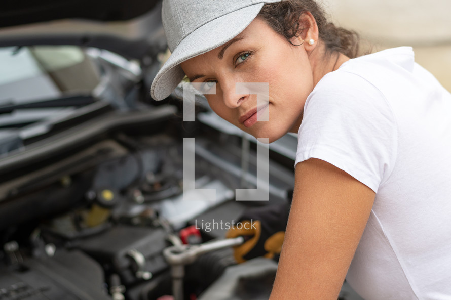 female mechanic 