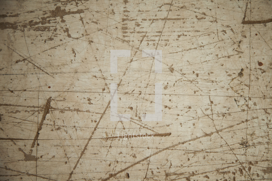 scratched up wood background 