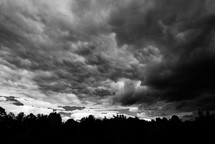 Gathering storm clouds, Piedmont of North Carolina