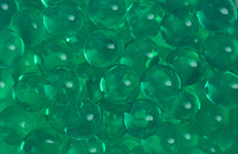 Small green shiny beads
