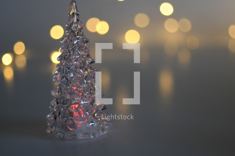 silver Christmas tree 