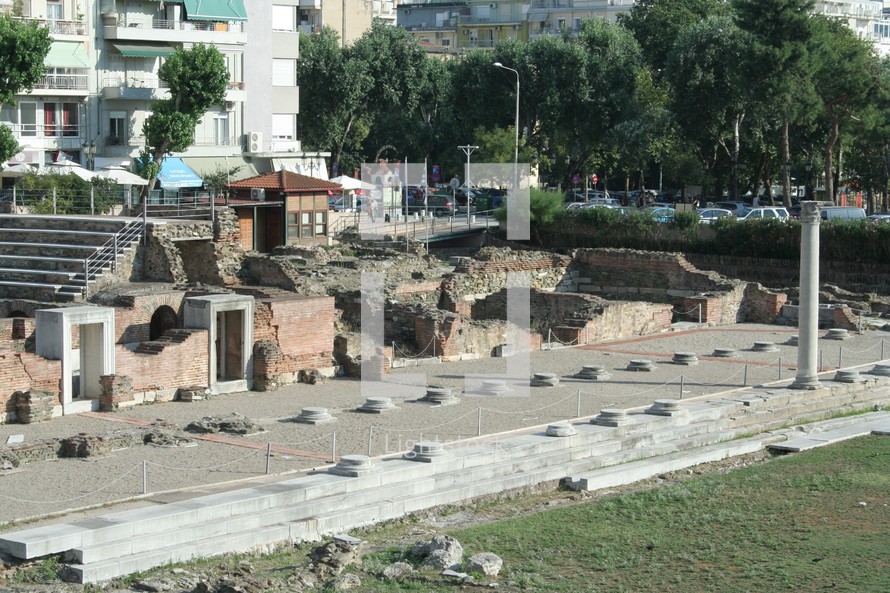 This is a historic marketplace in Thessalonica that would have been visited by the Apostle Paul, Silas, Lydia and early Christians from Acts 17. This agora sat alongside the Egnatian Way. 
