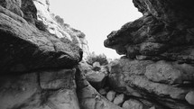 rocks cliffs 