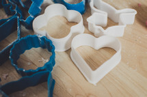 cookie cutter in the shape of a heart