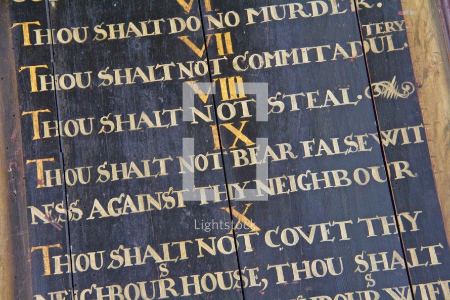 ten commandments 