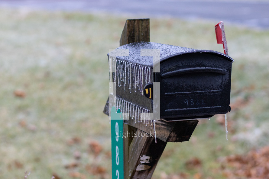 icy mailbox 