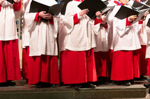 boys choir in song 