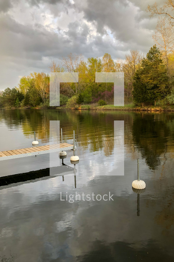 dock on a pond