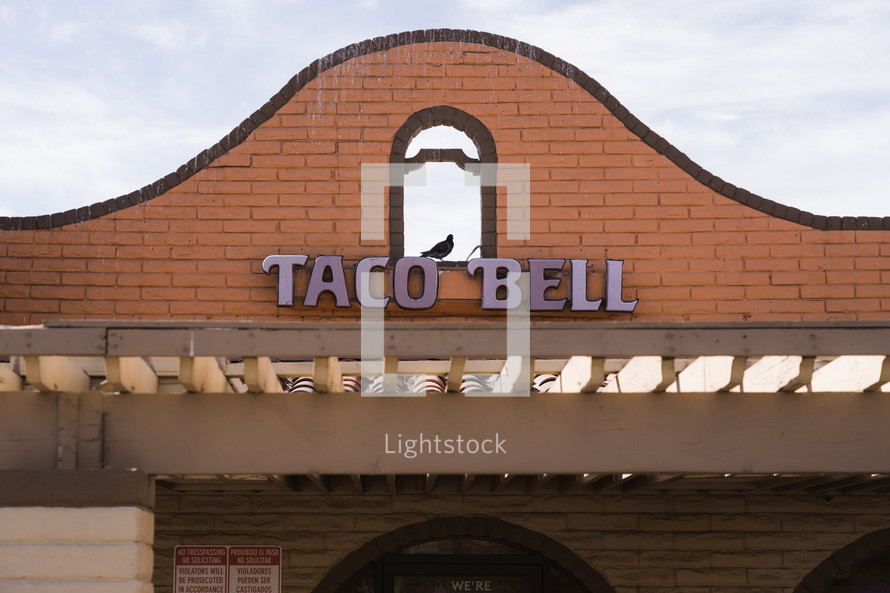 A vintage Taco Bell.