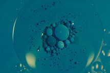 Cluster of chemical bubbles.
