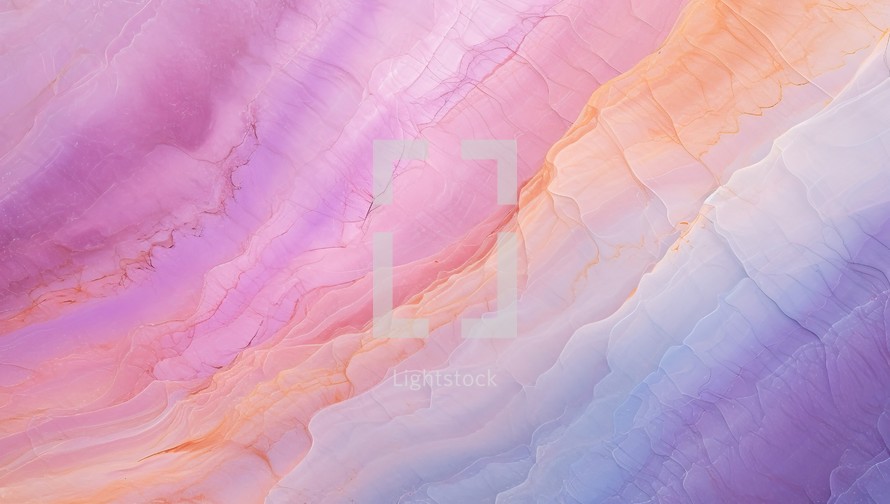 abstract background from multi-colored layers of marble in the form of waves