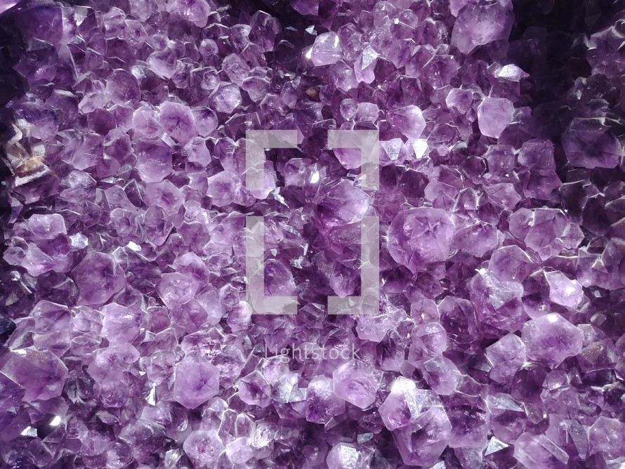 purple geode gemstones
