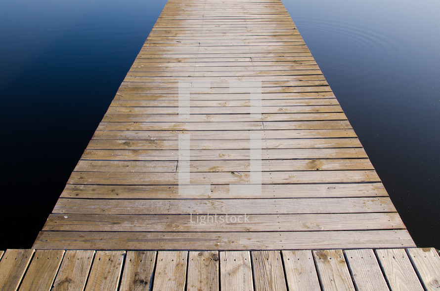 wood dock