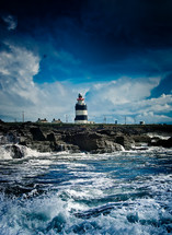 lighthouse on a jetty