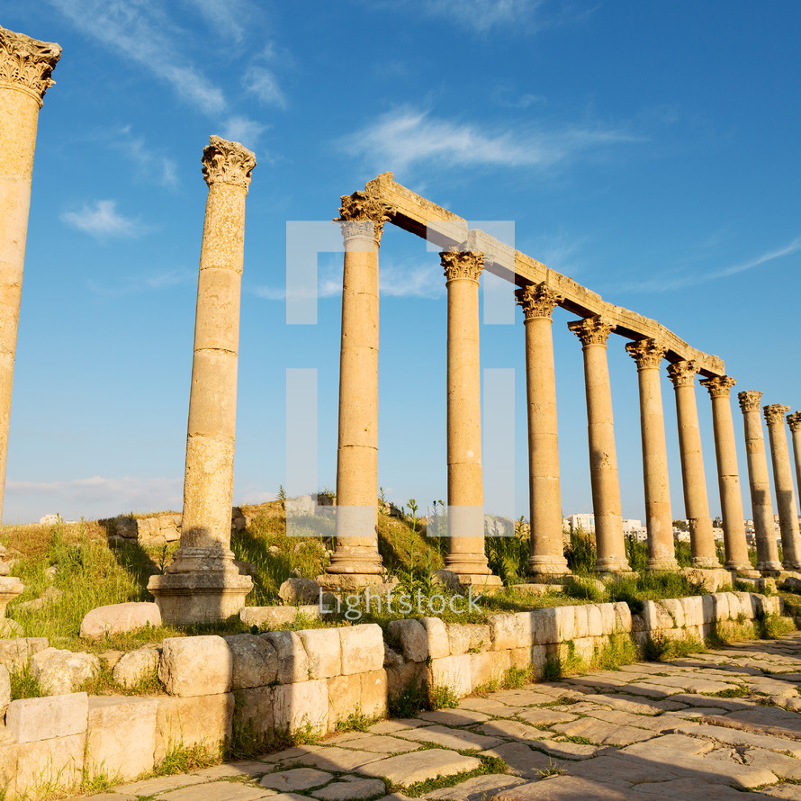 ancient columns 