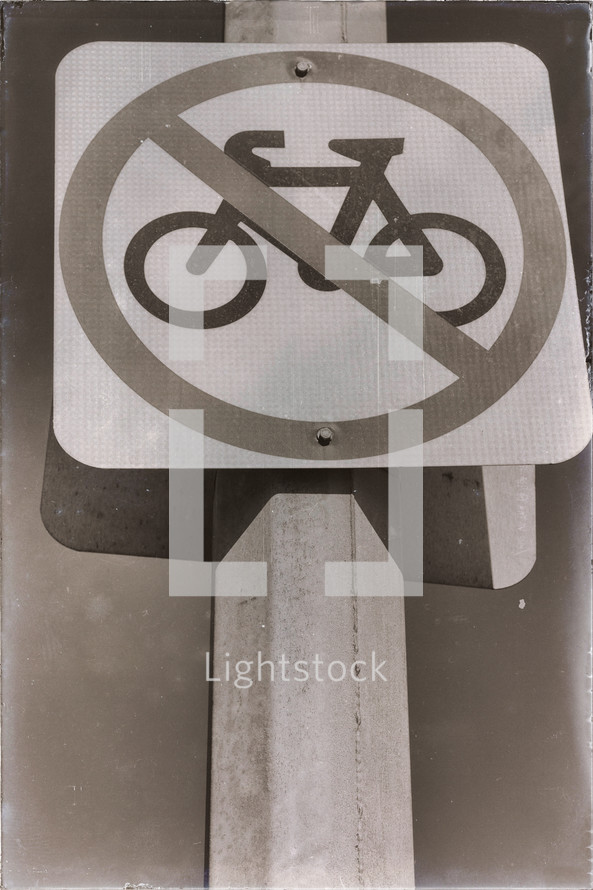 no bikes 