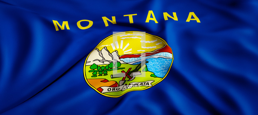 state flag of Montana 
