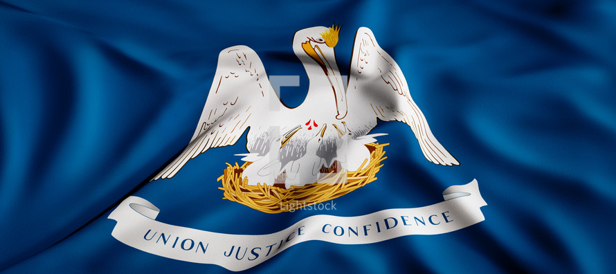 state flag of Louisiana 