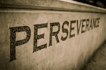 perseverance sign