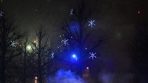 Fireworks at New Year's Eve in Germany. 
