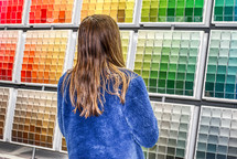 selecting a paint color 
