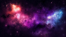 Galaxy in space 