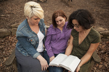 outdoor Bible study and women's group 