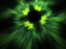 abstract radiating green background 