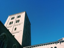 tower against a blue sky 